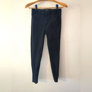 Abercrombie & Fitch Women's Size 29/8L High Rise Super Skinny Jeans in Black